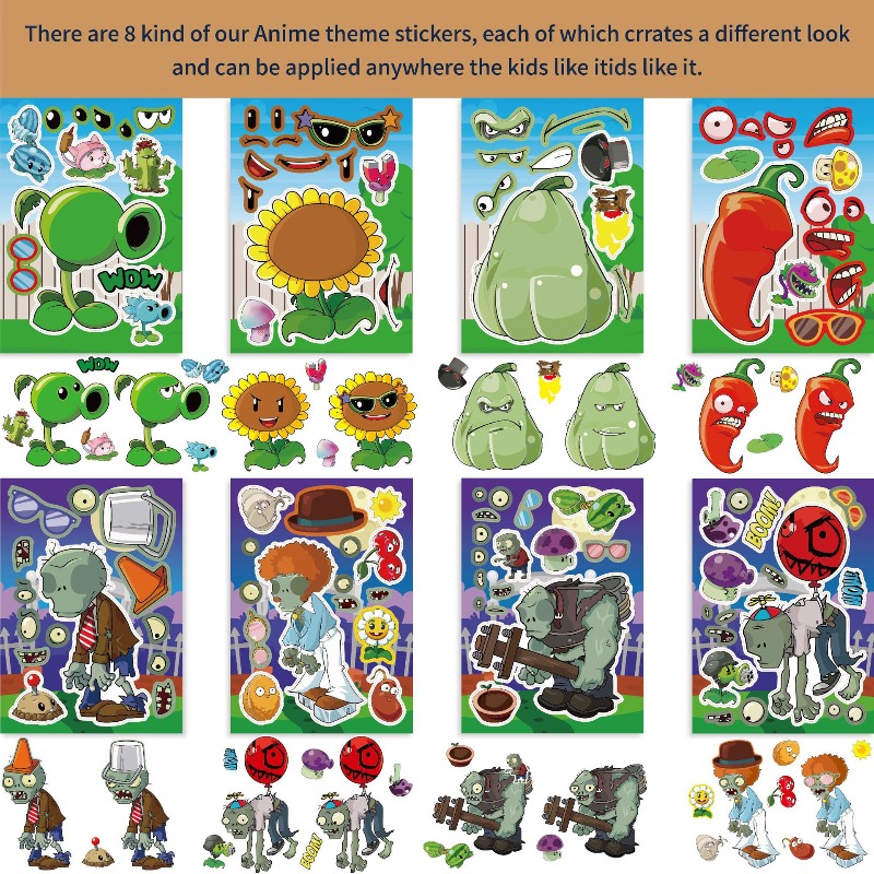 Naklejki Puzzle Plants Vs. Zom – Plant Parent Sticker recenzja i cena