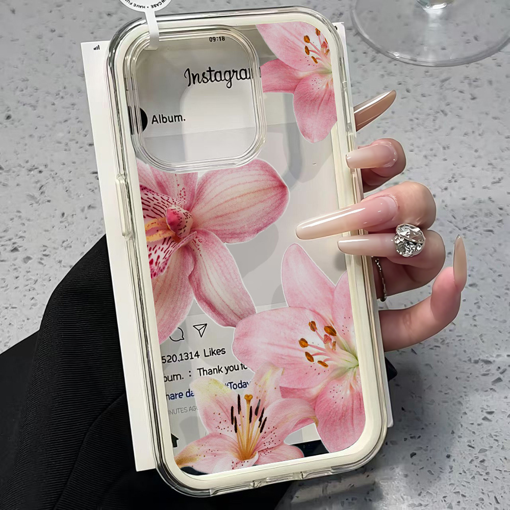 Różowe etui na telefon z motyw – Plants X recenzja i cena